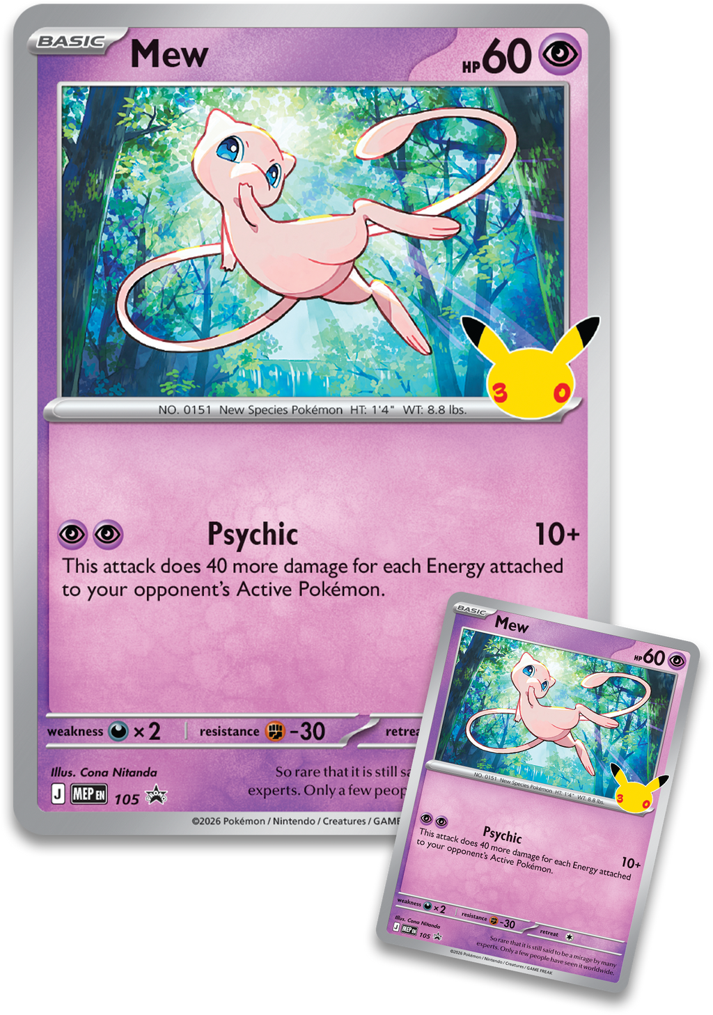 30th Celebration - Figure Collection Mew (PREVENTA)