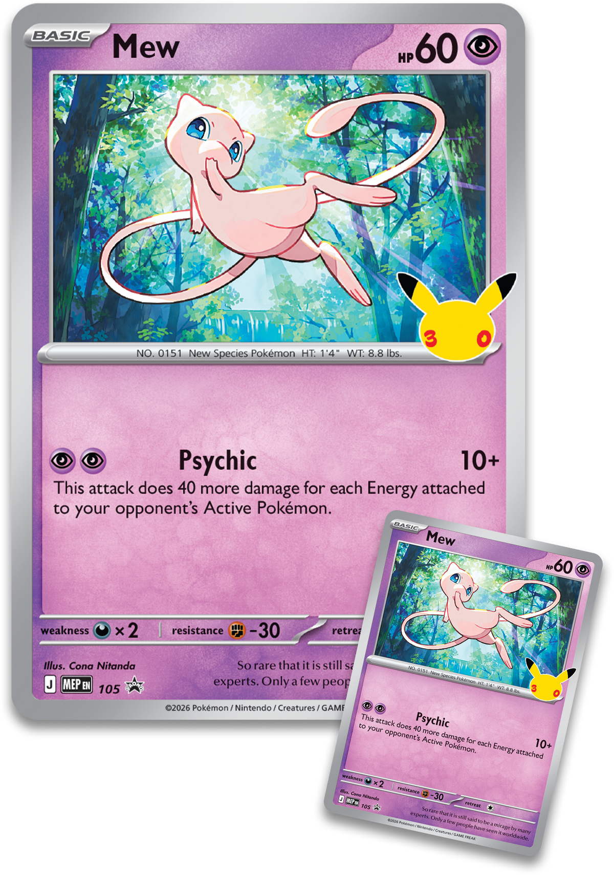 30th Celebration - Figure Collection Mew (PREVENTA)