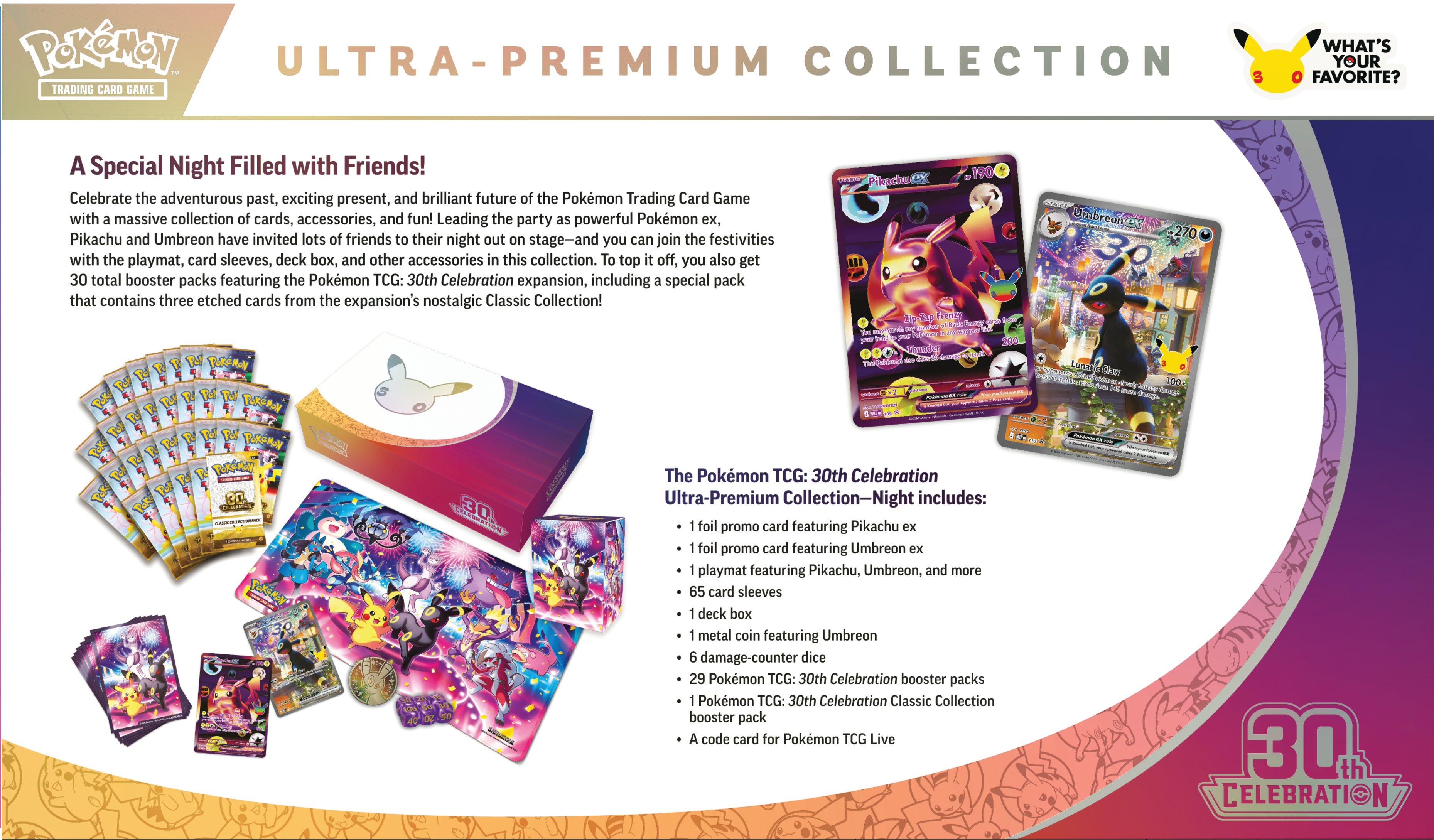 30th Celebration - Ultra-Premium Collection Night (PREVENTA) (LEER DESCRIPCIÓN)
