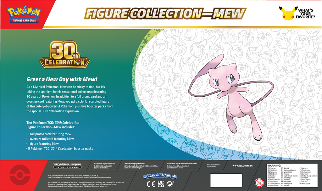 30th Celebration - Figure Collection Mew (PREVENTA)