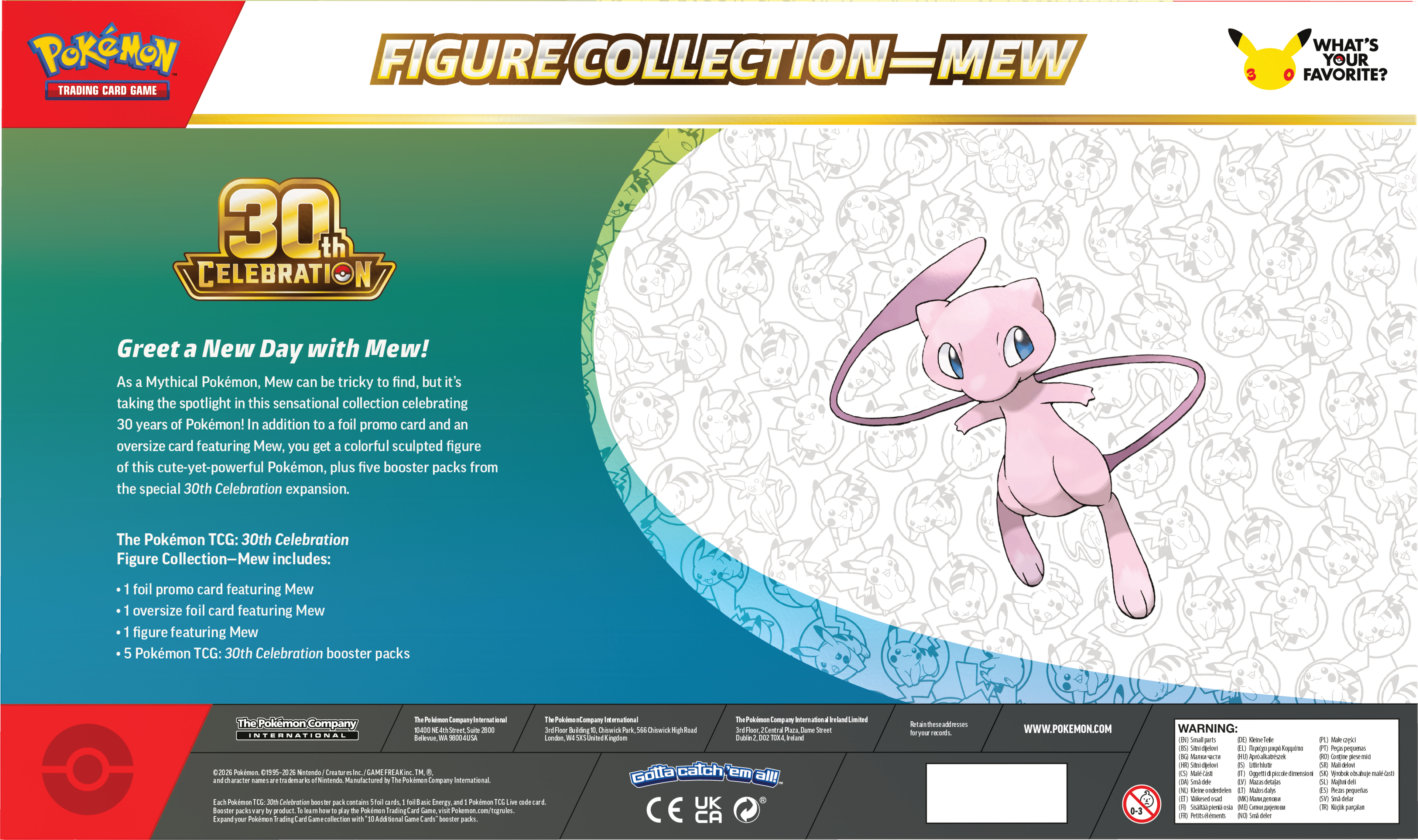 30th Celebration - Figure Collection Mew (PREVENTA)