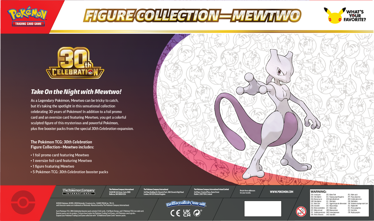 30th Celebration - Figure Collection Mewtwo (PREVENTA)
